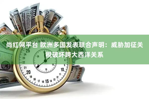 尚红网平台 欧洲多国发表联合声明：威胁加征关税破坏跨大西洋关系