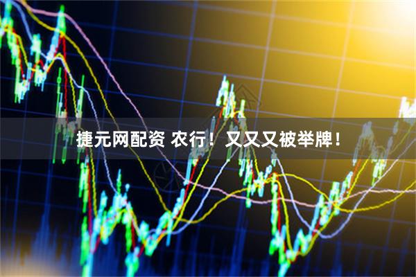 捷元网配资 农行！又又又被举牌！